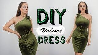 DIY velvet dress | Tijana Arsenijevic