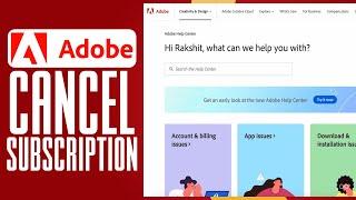 How To Cancel Adobe Subscription WITHOUT Fee (2024) FAST & EASY