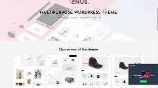 Venus - Minimal Agency, Freelance, Architecture, Shop, Blog Theme