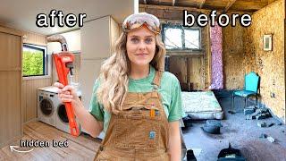 ULTIMATE DIY DREAM ROOM MAKEOVER! (laundry room, diy murphy bed, workout room at home)