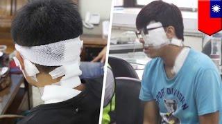 Recently released murderer attacks two university students with pens - TomoNews