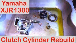 Yamaha XJR 1300:-  "Clutch Slave Cylinder Rebuild" ! (With Outtakes)