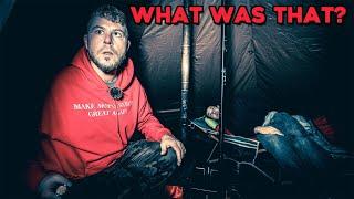 (YOU WONT MAKE IT!) TERRIFYING NIGHT Camping in a Hot Tent on MY HAUNTED FARM