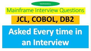 Mainframe Interview Questions and Answers for Experienced (more than 1 years) COBOL JCL DB2 | Learn