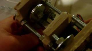 assembly of extruder motor for bowden cable design