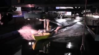 Directional Stability Test of Stepped Hull Planing Boat