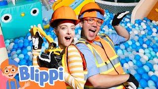 Amanda Seyfried and Blippi's Excavator Song! | Music Videos for Kids