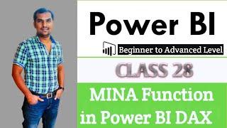 MINA function in Power BI DAX with Examples | Power BI Real-time
