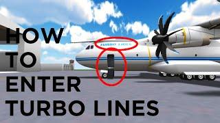 HOW TO ENTER TURBO LINES PLANE | Turboprop Flight Simulator