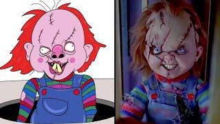 Chucky drawing meme | month of the year with chucky | funny art 