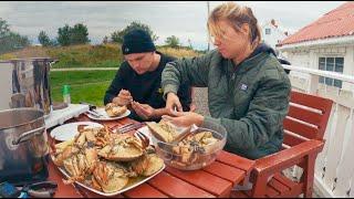 Подводная рыбалка в Норвегии.