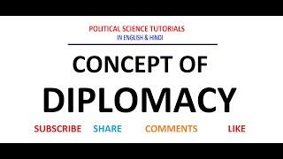 Concept and Functions of Diplomacy in International Relations