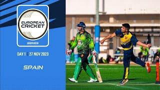  ECS Spain, 2023 | Day 1 | T10 Live Cricket | European Cricket
