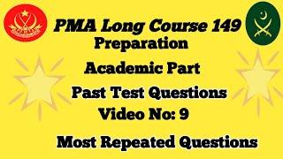 pma academic questions | initial test preparation for pma long course 149