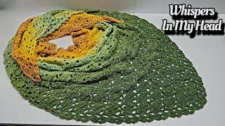 How To Crochet Shawl Pattern Via Free Tutorial - Whispers In My Head