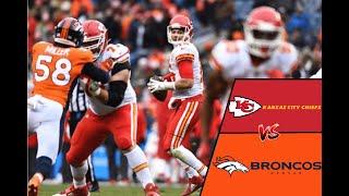 Patrick Mahomes First Start! Kansas City Chiefs vs Denver Broncos Week 17 2017 FULL GAME