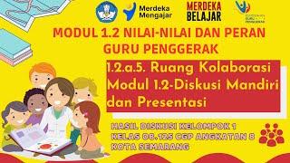 1.2.a.5. Ruang Kolaborasi Modul 1.2 Nilai dan Peran Guru Penggerak -Diskusi Mandiri & Presentasi