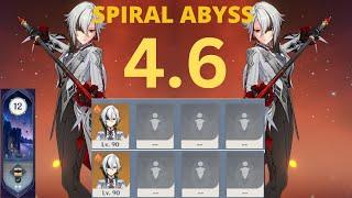 Arlecchino (Solo) Both Sides of Spiral Abyss 4.6 [Genshin Impact]