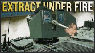 EXTRACT UNDER FIRE and AIRFIELD DEFENSE - Squad 1-Life Event (Commander POV)