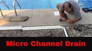 How to Install a Concrete Channel Drain