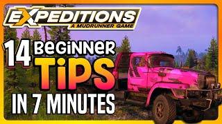 14 BEGINNER TIPS to Know BEFORE Playing Expeditions: A Mudrunner Game