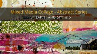 Abstract Art Journaling  - Art Journaling Ideas, Techniques & Process - “Of Earth & Sky”-#16