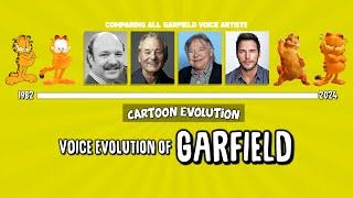 Voice Evolution of GARFIELD Compared & Explained - 42 Years | CARTOON EVOLUTION