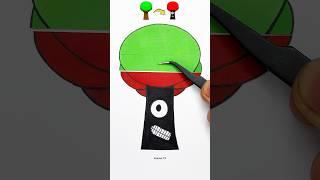 Sprunki Mr Tree Turn Into Phase 4 Paper Art Transforming Crafts #sprunki #incredibox #trending