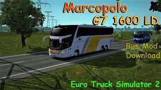 Marcolpolo G7 1600LD v2.0 By Modshop | Bus Mod Test | Euro Truck Simulator 2 v1.36 | Game And Tricks