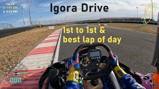 Лучшее время на картодроме Igora Drive (г. Санкт-Петербург) // Go Pro 10 // Aim SOLO 2