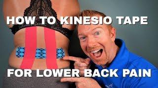 How To KT Tape Lower Back │ Easy Guide to Kinesio Taping Low Back