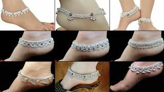 Beutiful silver Payal designs for women 