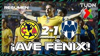 Resumen y goles | América 2-1 Monterrey | Liga Mx -AP2024 - J14 | TUDN