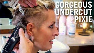 FRESH UNDERCUT PIXIE HAIRSTYLE! - tutorial by HFDZK