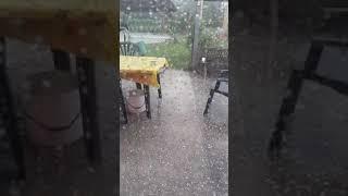 Pioggia e grandine ad Adria