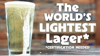 How to Make the World's Lightest Lager