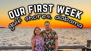 Our First Week Living in GULF SHORES, Alabama! Restaurants, Hiking, Biking, Kayaking, and More!