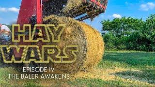 HAY WARS Episode IV - The Baler Awakens | Operating a Case 8420 Round Baler