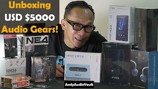 EPIC Unboxing! $5000 Worth of Audio Gears from FiiO, NF Audio & HiSenior