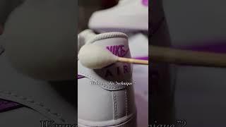 Purple Custom Air Force 1 Sneakers | "The Cotton Ball Trick" ️ 