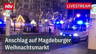 LIVE: Anschlag in Magdeburg - Auto fährt auf Weihnachtsmarkt