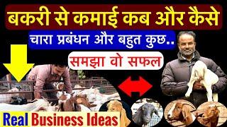 बकरी से कमाई का सही हिसाब,अनुभवी किसान की जुवानी | bakri se kitni kamai hoti hai | Goat farming idea