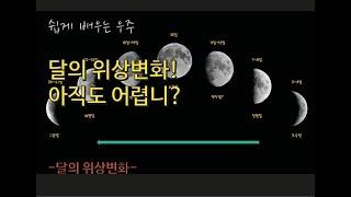 달의 위상변화! 아직도 어렵니? l 쉽게 배우는 천문학 l 달의 위상변화