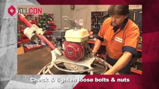 Allcon Equipment Service Part 1   Preventative Maintenance   Trowel Machine