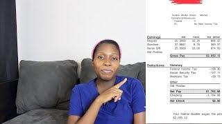 MY TRANSITION FROM AN LPN TO RN | MY 1ST RN PAYCHECK vs LAST LPN PAYCHECK