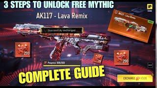 How To Unlock Free Mythic Ak117 Lava Weapon in Secret Cashes Event Codm 2025 | COMPLETE GUIDE