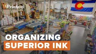 How Superior Ink Manages Their 15,000 Sq. Ft. Screen Print Shop