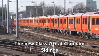 New SWT Class 707 in Clapham + Class 20 LT