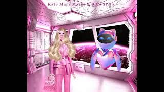 ‍️PrincessKatie&LittleBlueStarsStarshipPinkHologramChromeCatkidRobotsWithBlueE-HeartEyes