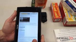 eLocity A7 Android Tablet Non-Market Apps Scanfob® Barcode Reader with Mobile List